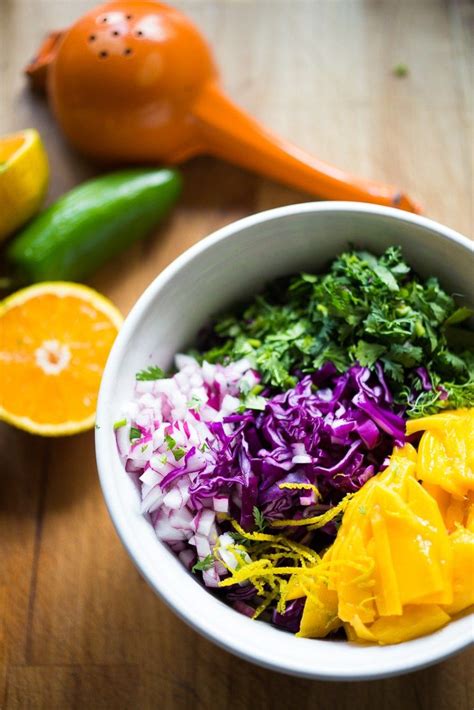 Cabbage Mango Slaw Recipe Mango Slaw Vegan Coleslaw Slaw