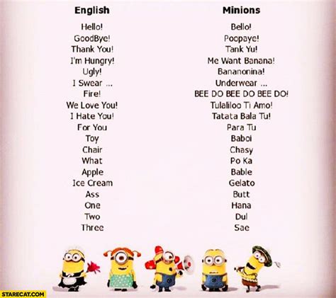 Minion Language Mindswest