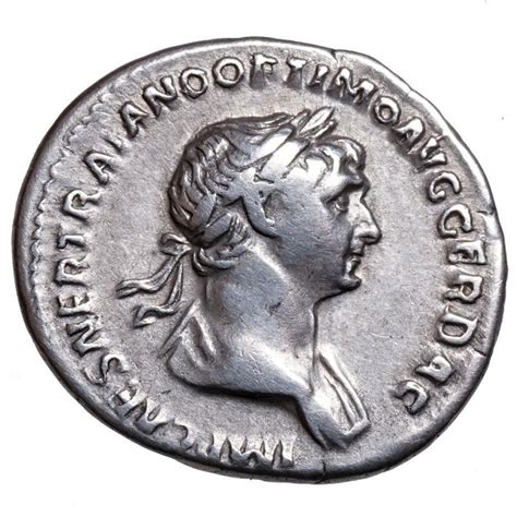 Imperio Romano Trajano D C Ar Denarius Rom Catawiki