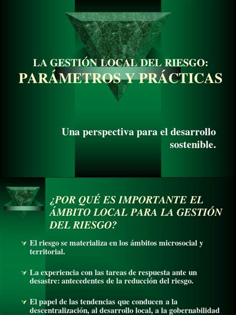 Pdf Gestion Local Del Riesgo Dokumen Tips