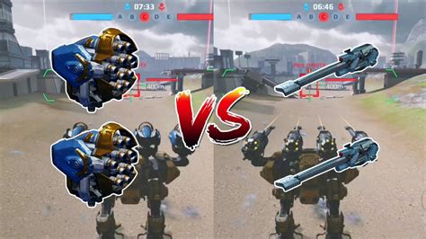 Wr New Weapon Dune Vs Reaper Weapon Comparison War Robots Youtube