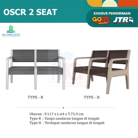 Jual Olymplast Sofa Chair Rattan Kursi Santai Kursi Taman Oscr