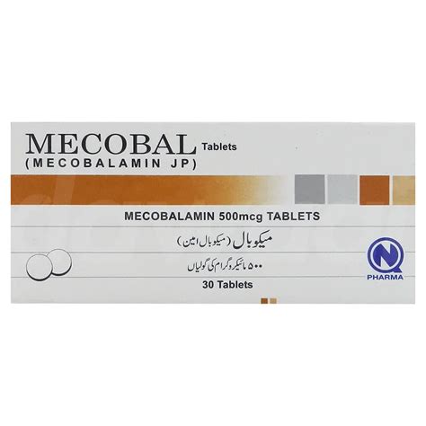 MECOBAL 500MCG 30 TABLETA Distribuidor De MIDI PHARMA