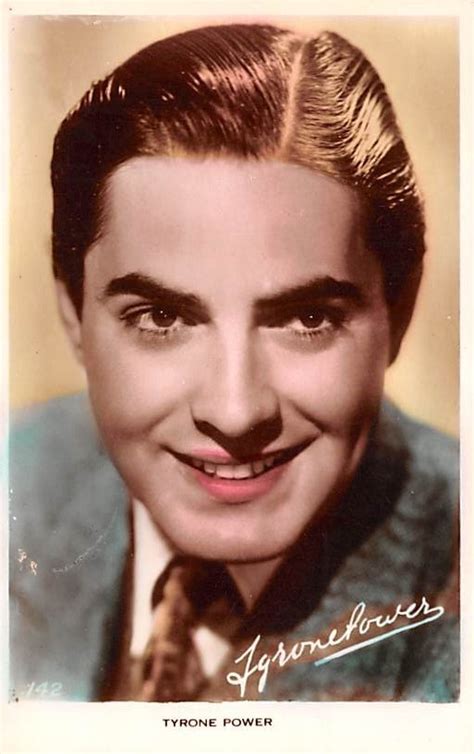 Tyrone Power Actor Actress Movie Star Postcard Oldpostcards