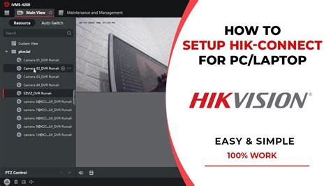 Update Hik Connect For Pc Hikvision Cctv Camera Connect To Pc Youtube