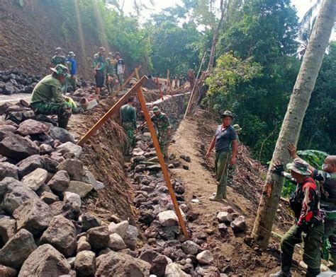 Satgas Tmmd Ke Kodim Karangasem Dibukanya Jalan Di Bukit Catu