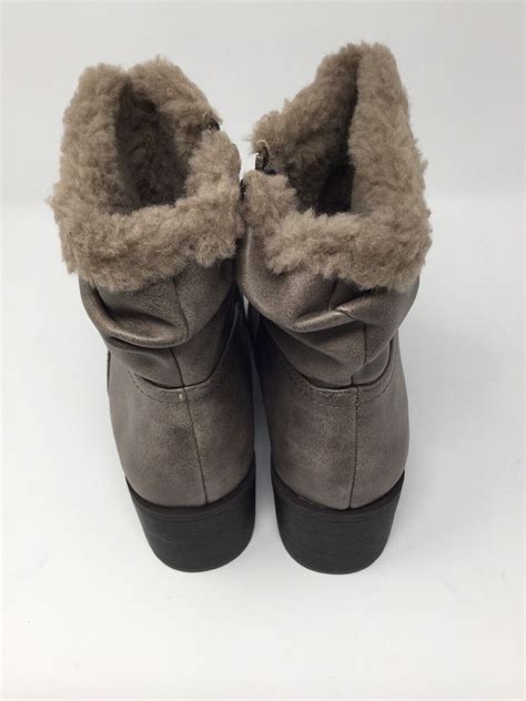 Style And Co Womens Penelopyp Closed Toe Ankle Cold Weather Boots Size 95 Ebay