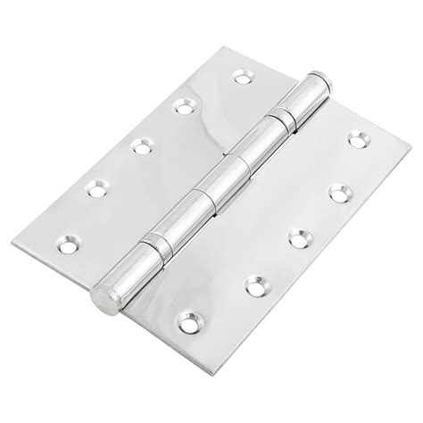 Heavy Duty Ball Bearing Hinge 152 X 102 X 3mm Polished Stainless