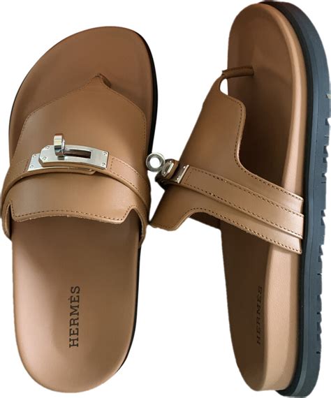 Hermes Empire Leather Sandal Shopstyle