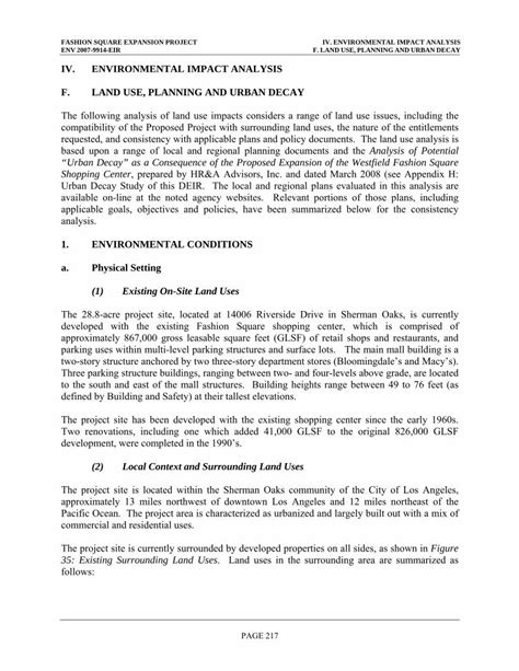 Pdf Iv Environmental Impact Analysis F Land Use Dokumen Tips