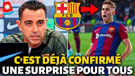 Urgent Barcelone Vient De Prendre Cette D Cision Une Surprise Pour