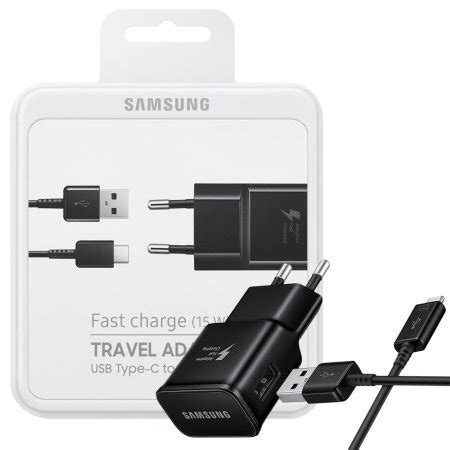 Official Samsung A Adaptive Fast Charger Usb C Cable Eu Black