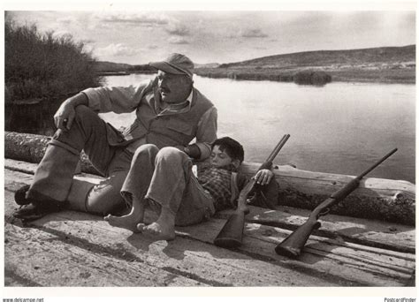 Ernest Hemingway Iceberg Author 1941 Ww2 And Guns Photo Postcard Topics Illustrators