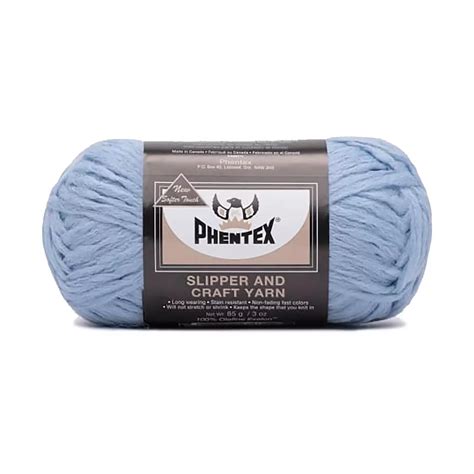 Phentex Slipper And Craft Yarn Light Blue Colour Blue Rossy