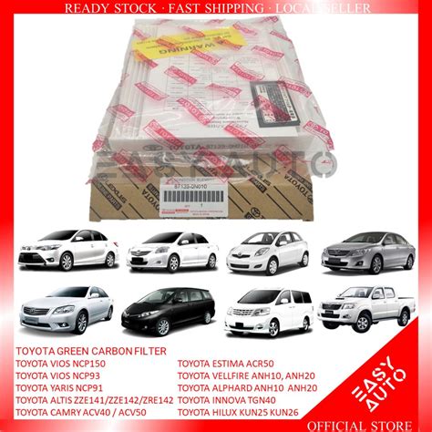 Cabin Air Cond Filter Toyota Vios Ncp On Vios Ncp