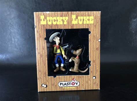 Lucky Luke Figurine Plastoy Bo Te Lucky Luke Avec Rantanplan