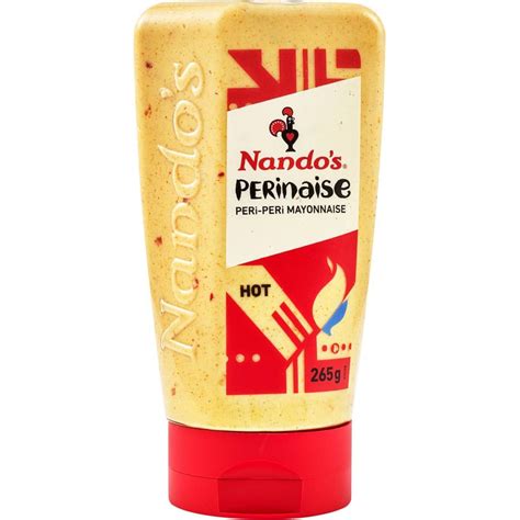 Nando’s Perinaise Hot Peri-Peri Mayonnaise Sauce 265g – Gluten Free Products of Australia