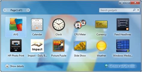 Free Windows Vista Sidebar Gadgets - clevertan