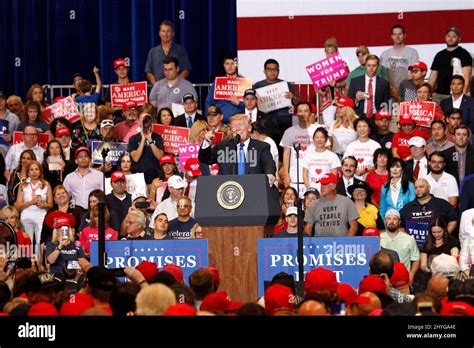 President Donald Trump 'Make America Great Again Rally' Stock Photo - Alamy