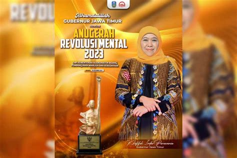 Pemprov Jatim Raih Anugerah Revolusi Mental 2023 Kategori Indonesia