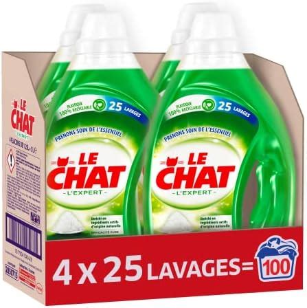 Le Chat L Expert Bicarbonate Lessive Liquide Lavages X L