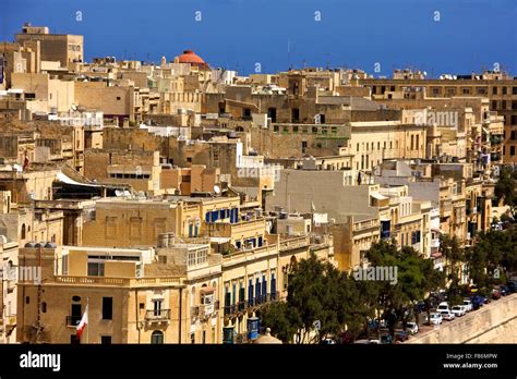 Skyline of Malta Stock Photo - Alamy