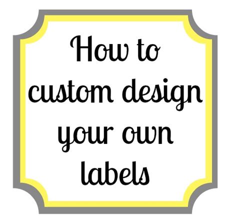 Lewisville Love: How to make your own Labels using Picmonkey