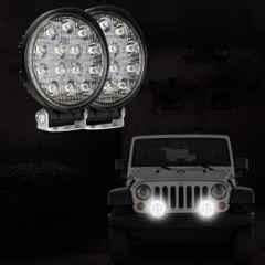 Buy Allextreme Ex Hw Pcs Led W White Round Cree Led Fog Light