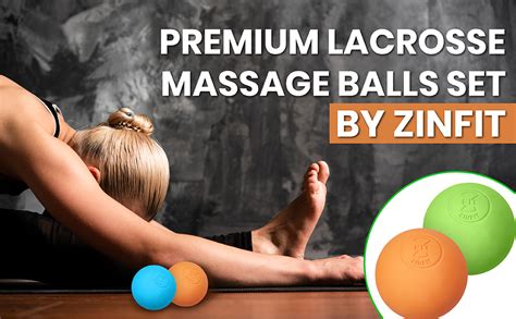 Premium Lacrosse Massage Balls Set By Zinfit Lacrosse