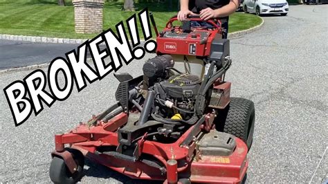 My Toro Grandstand Multiforce Mower Has Its First Problem On The