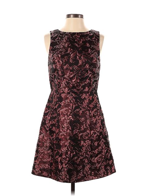 Kensie Floral Multi Color Burgundy Casual Dress Size S 72 Off Thredup