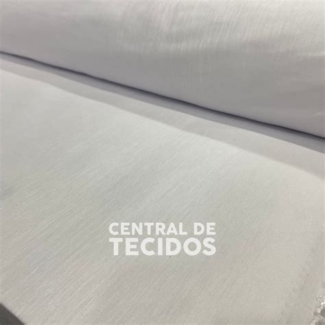 CENTRAL DE TECIDOS Tafetá Elastano Branco