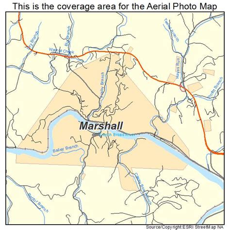 Aerial Photography Map Of Marshall Nc North Carolina