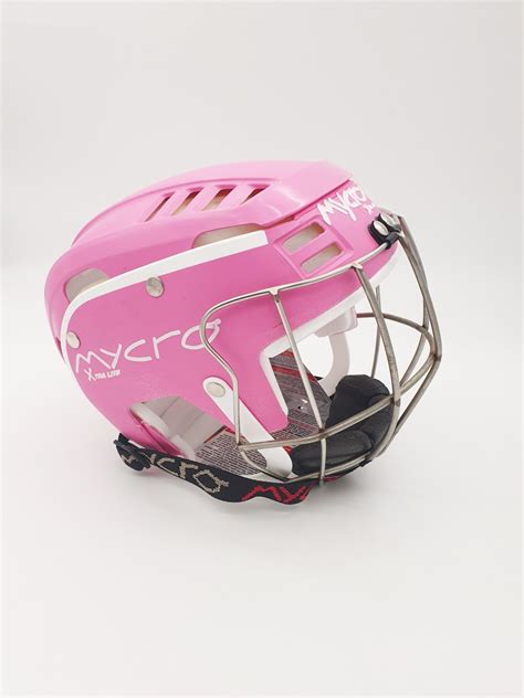 Pink And White Mycro Helmet Team Kit