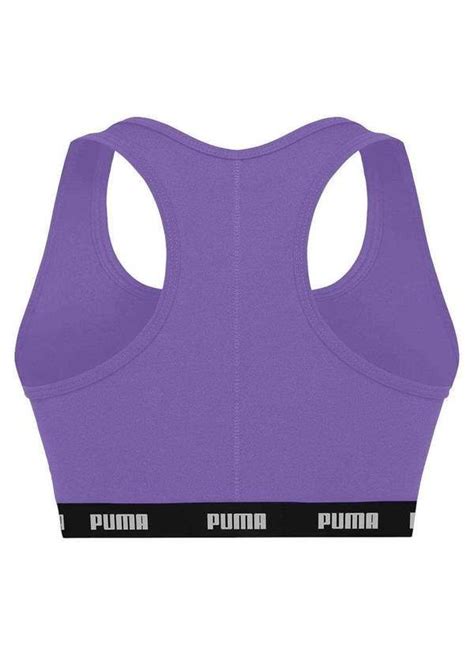 Top Puma Nadador Com Bojo Feminino Roxo En 2024