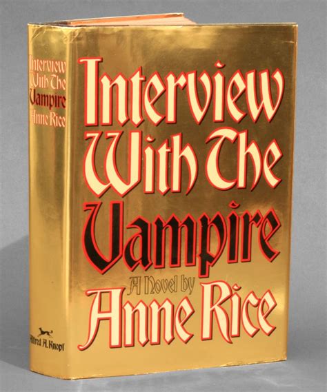 Interview With The Vampire Anne Rice 1st Edition