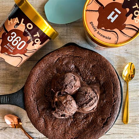 Salted Caramel Ice Cream Skillet Cookie HALO TOP UK