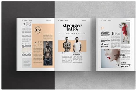 Magazine Layout On Behance Magazine Layout Indesign Magazine