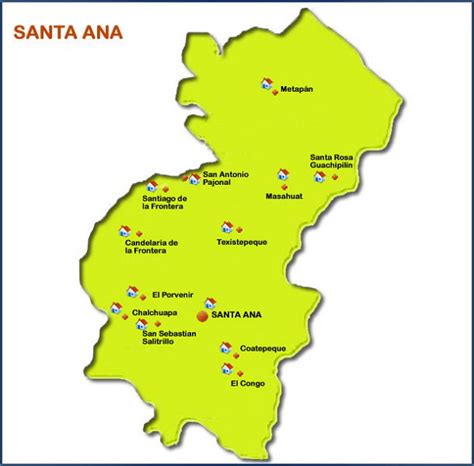 Mapa De Santa Ana El Salvador Printable Maps Online