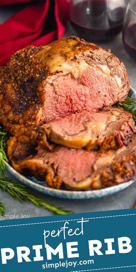 This Prime Rib Is Easy To Make And Melt In Your Mouth Delicious Easy Enough For Sunday Dinner