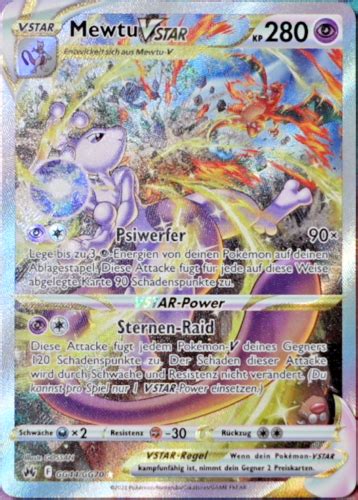 Pokemon Zenit Der K Nige Mewtu VSTAR GG44 GG70 Near Mint Deutsch EBay