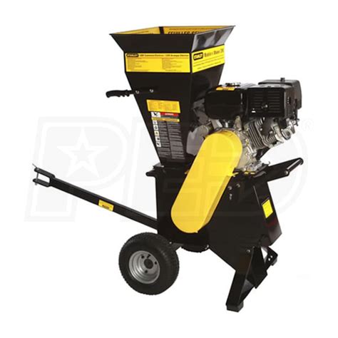 Stanley 4 15 HP 420cc Professional Tow Behind Chipper Shredder With