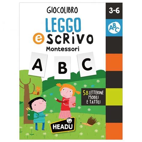 Giocolibro Leggo E Scrivo Montessori Headu Montessori Lettura E