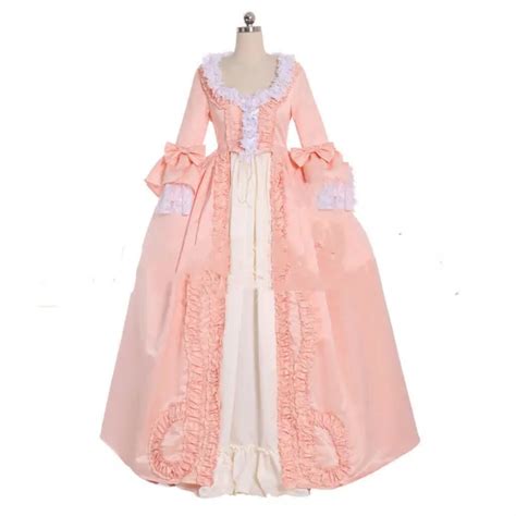 Th Century Marie Antoinette Victorian Rococo Gown Ball Dress Cosplay