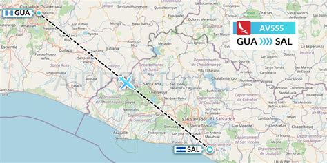 AV555 Flight Status Avianca Guatemala City To San Salvador AVA555