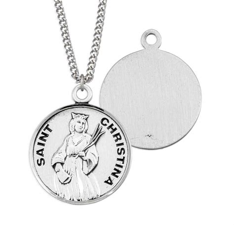 St. Christina the Astonishing Patron Saint Medal – Round – 18 Inch ...