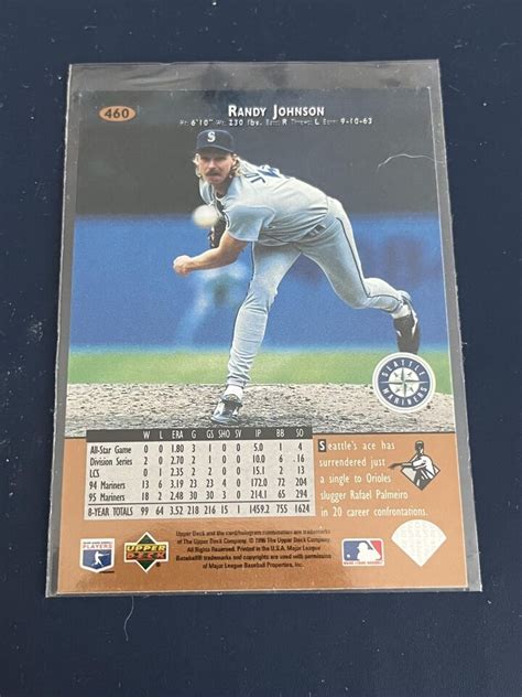 Upper Deck Randy Johnson Ebay