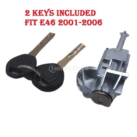 LEFT DRIVER DOOR LOCK CYLINDER BARREL with FOR E46 Phụ kiện ô tô