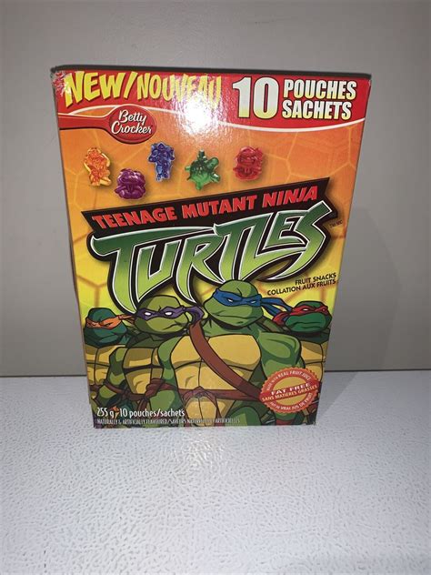 Teenage Mutant Ninja Turtles Fruit Snacks New Tmnt 2005 Food Misb Ebay