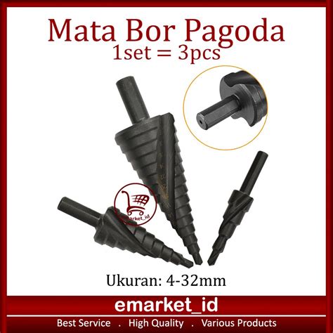 Jual Mata Bor Pagoda In Step Drill Piramida Mm Lapis Nitrogen